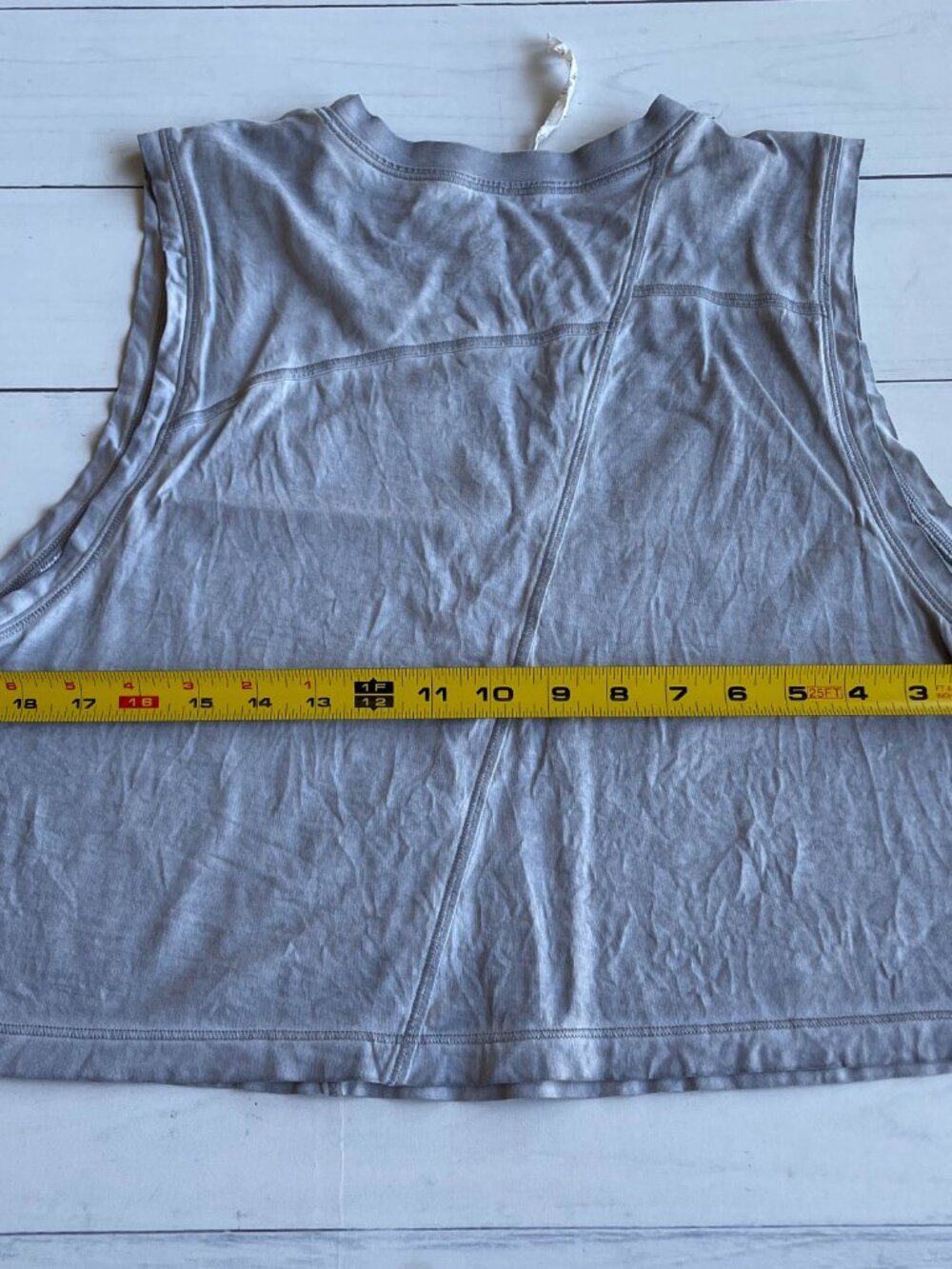 Entire Closet $5! *Has Stain* Lululemon Broken Beats Tank, Grey - Size Large - Picture 8 of 10